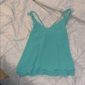 Turquoise m mint colored crisscross back straps